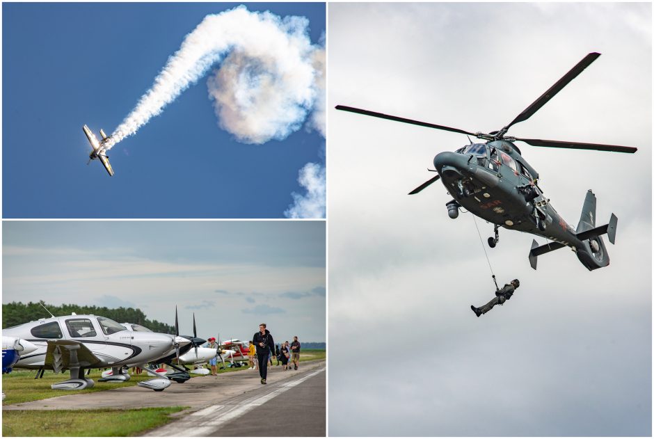 Nidoje – aviacijos šventė: netrūko įspūdingų pasirodymų ir žiūrovų