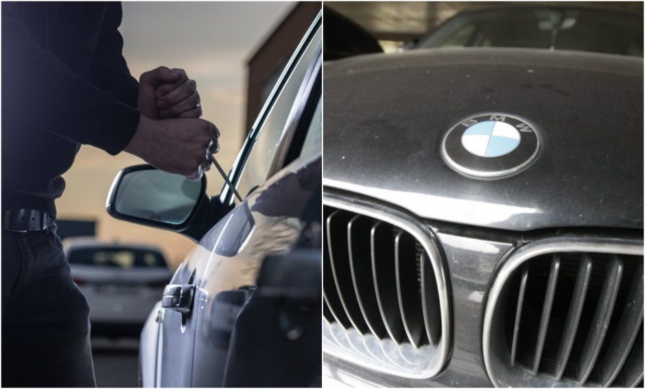 Telšių rajone pavogtas BMW: nuostolis – 11,5 tūkst. eurų