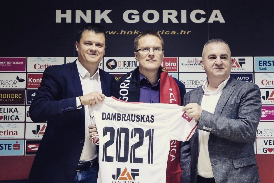 Oficialu: V. Dambrauskas pristatytas naujuoju „Gorica“ klubo treneriu