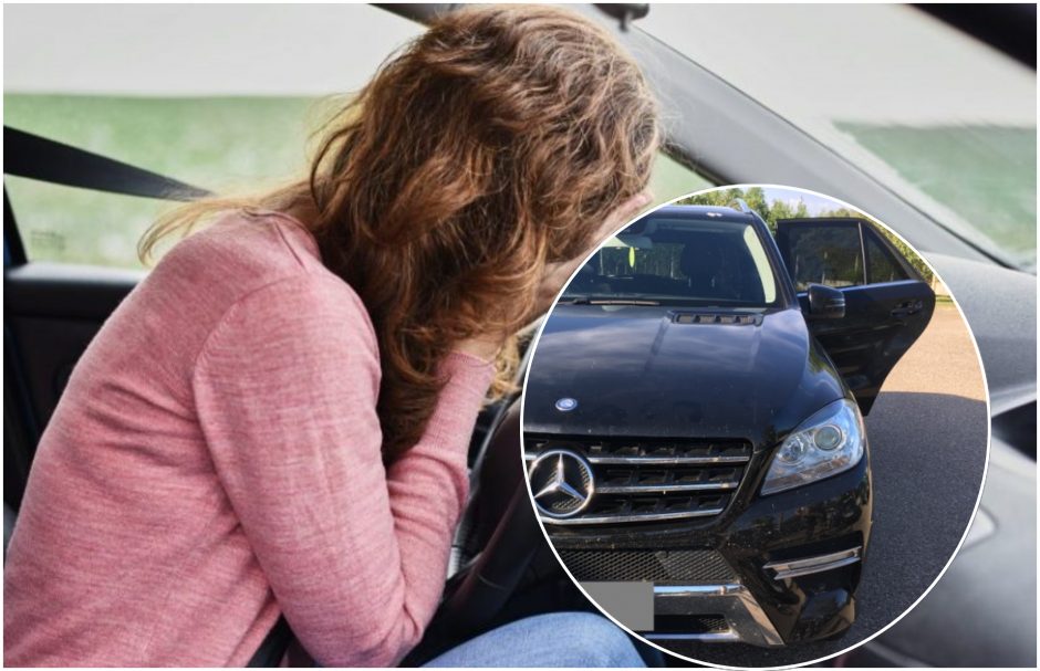 Klaipėdoje prie „Mercedes-Benz“ vairo – su 2,75 promilės: vairuotoja kliudė kitą automobilį