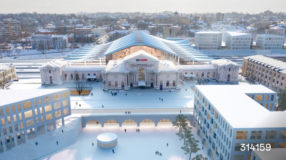 Vilniaus stoties rajono pokyčius pretenduoja kurti pasaulinio garso kompanija