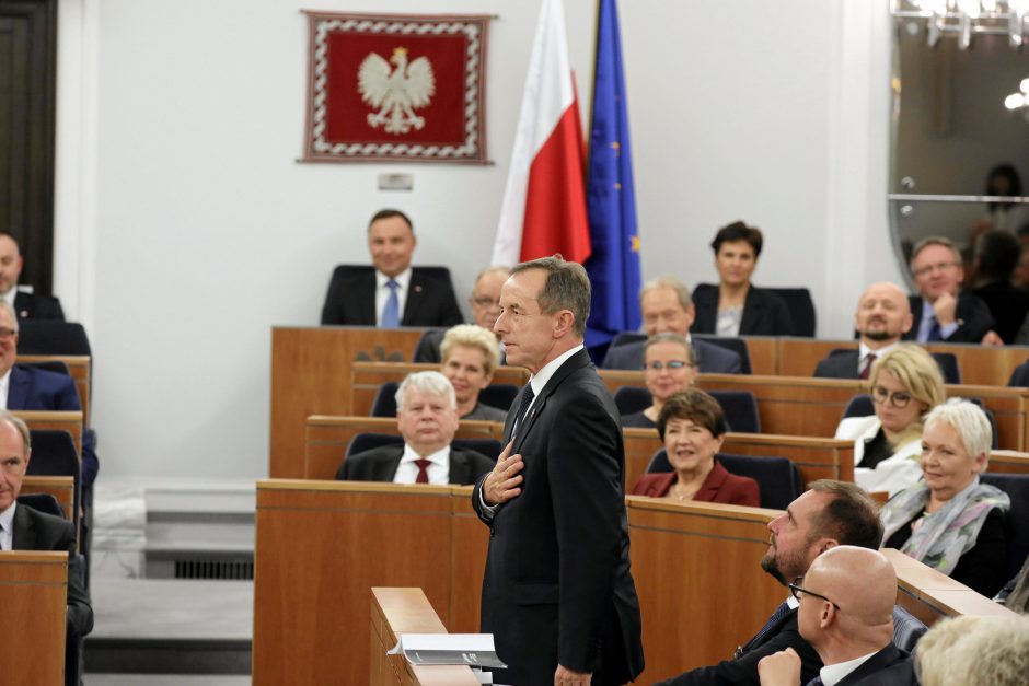 Lenkijos opozicija džiaugiasi perėmusi vadovavimą Senatui