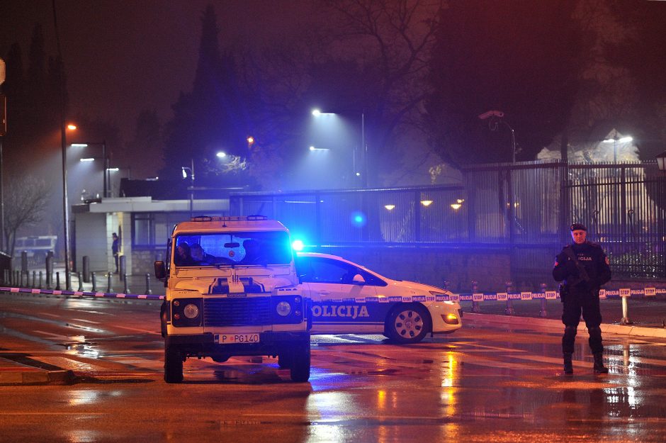 Pastate, kuriame įsikūrusi Bulgarijos ambasada Juodkalnijoje, nugriaudėjo sprogimas