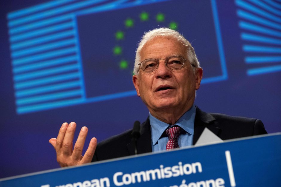 J. Borrellis: ES nenori pradėti „šaltojo karo“ su Kinija
