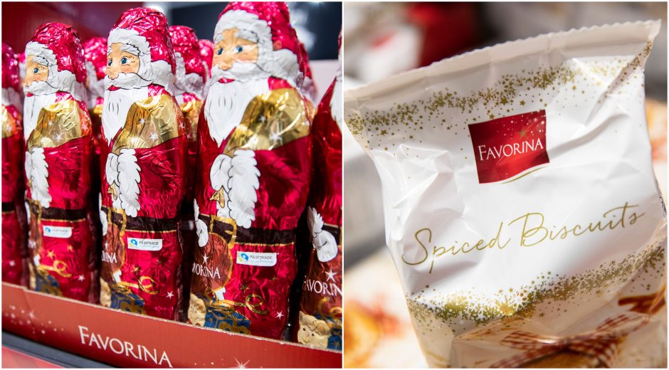 „Lidl“ jau kvepia Kalėdomis: šventinę nuotaiką pajusti padės „Favorina“ saldumynai