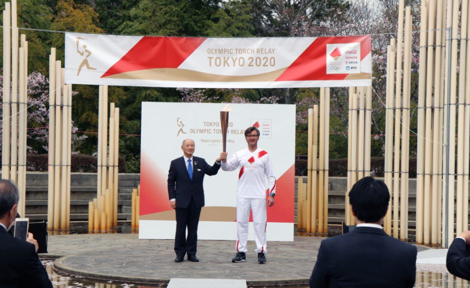 Olimpinį deglą nešęs ambasadorius G. Varvuolis: bėgdamas galvojau apie Lietuvos sportininkus