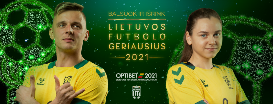 Startuoja 2021-ųjų Lietuvos futbolo geriausiųjų rinkimai