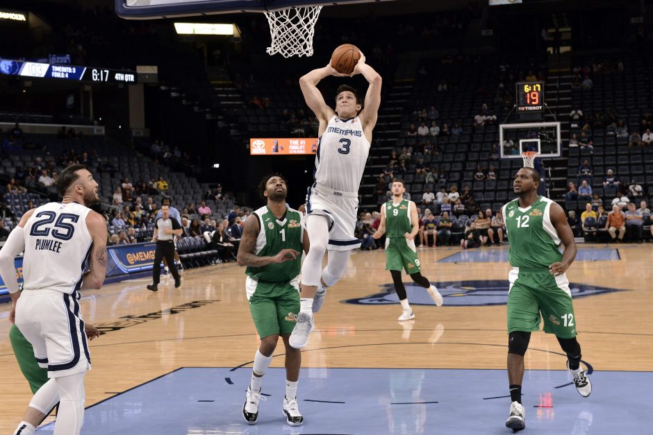 „Memphis Grizzlies“ be J. Valančiūno nugalėjo Izraelio komandą