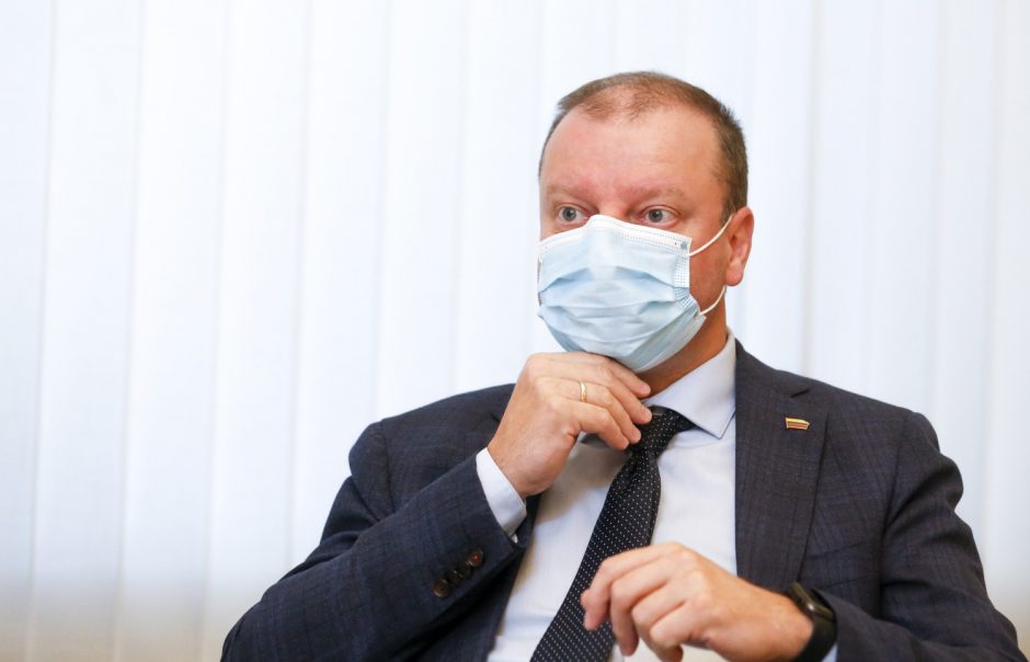 S. Skvernelis apie lankytojų registraciją: tai daroma dėl mūsų pačių