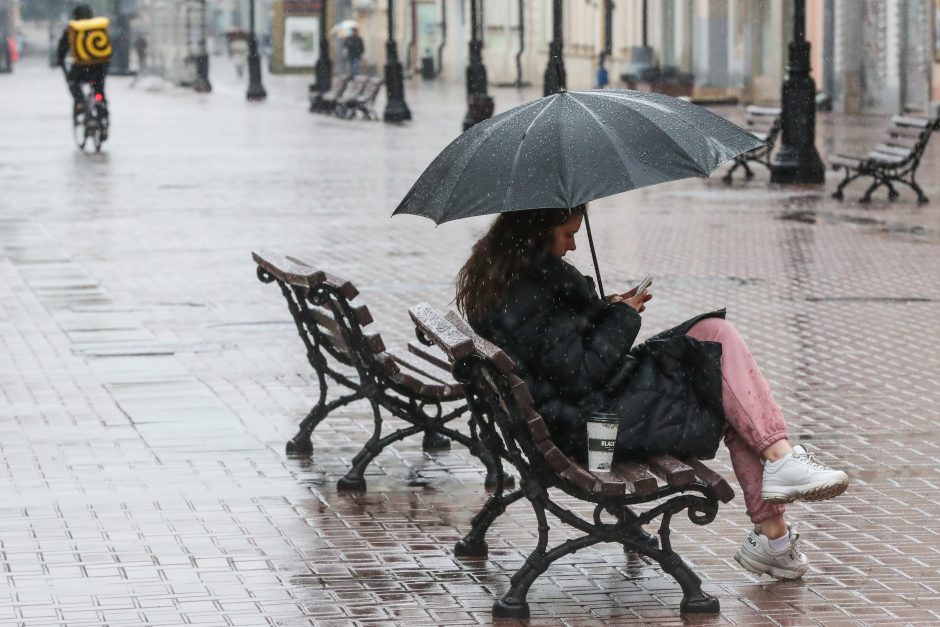 Maskvoje per parą iškrito apie 120 proc. mėnesio kritulių normos