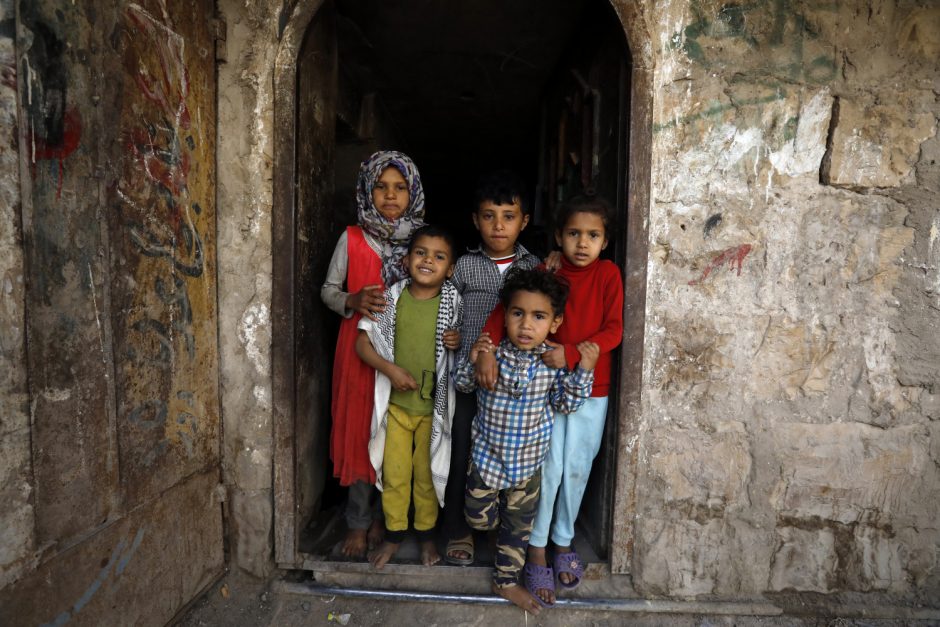 UNICEF: dėl pagalbos trūkumo Jemene milijonams vaikų gresia badas
