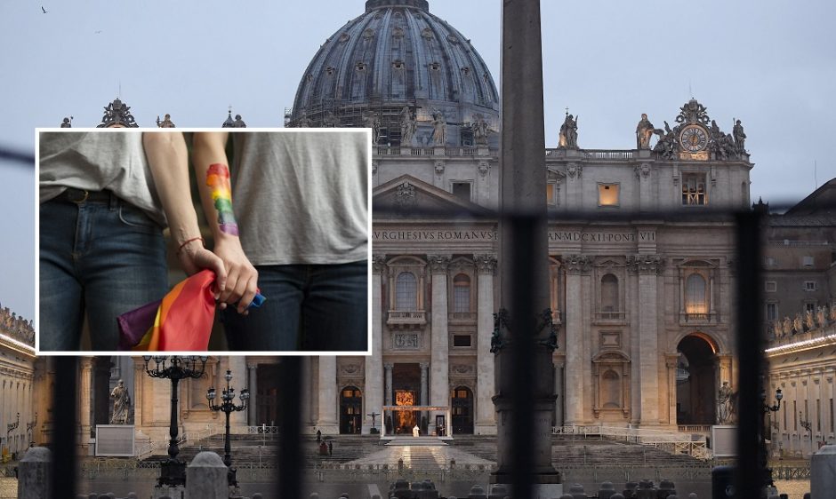 Vatikanas nelaimins tos pačios lyties asmenų sąjungų: „Dievas negali laiminti nuodėmės“