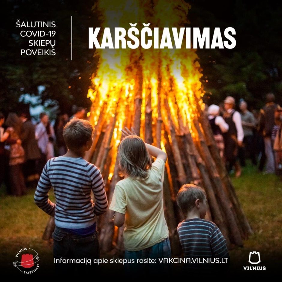 Vilnius pristato reklaminę kampaniją: šalutinis vakcinos poveikis – grįžimas į įprastą gyvenimą