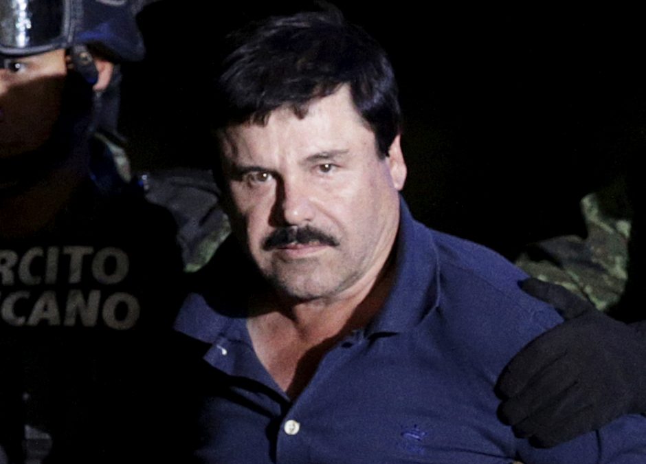 Meksikos narkotikų baronas El Chapo perkeltas į kalėjimą prie JAV sienos