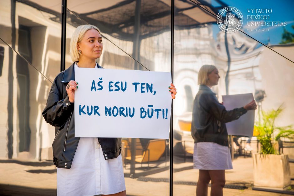 Studentų reakcija į VGTU reklamas Kaune: esame ten, kur norime būti