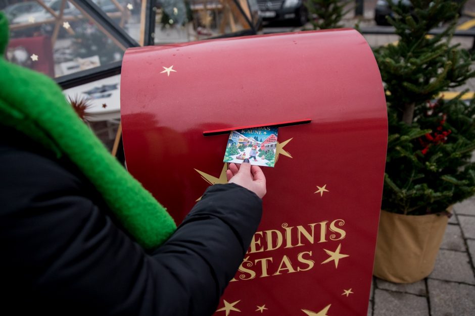 Nemokamas kalėdinis Kauno paštas: jūsų linkėjimai artimiesiems juos pasieks visoje Lietuvoje