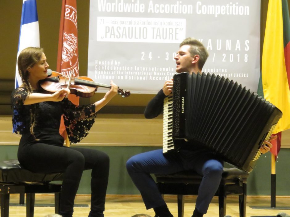Tarptautiniame konkurse „Coupe Mondiale“ – lietuvių dueto pergalė