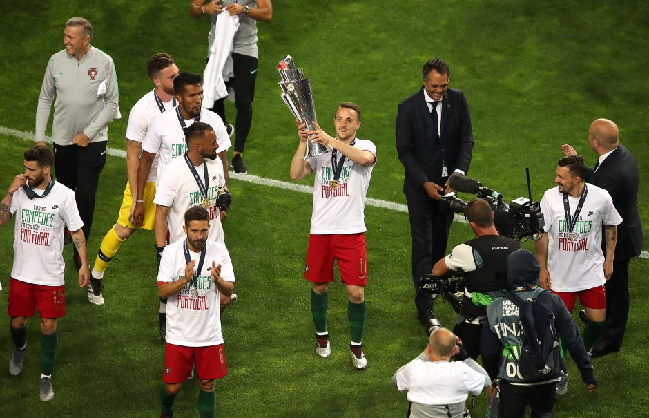 Drausmingą finalą sužaidusi Portugalijos rinktinė – UEFA Tautų lygos čempionė