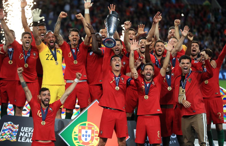 Drausmingą finalą sužaidusi Portugalijos rinktinė – UEFA Tautų lygos čempionė