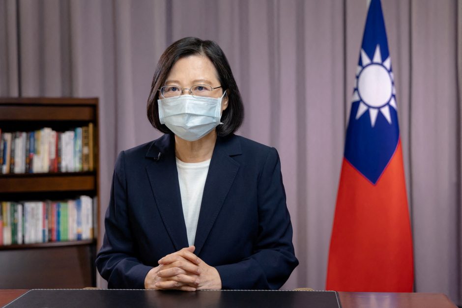 Taivano prezidentė priėmė JAV kongresmenų delegaciją