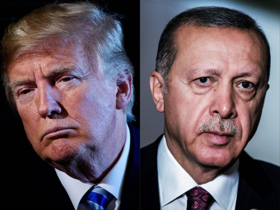 R. T. Erdoganas ir D. Trumpas galutinai sutarė, kada susitiks Vašingtone