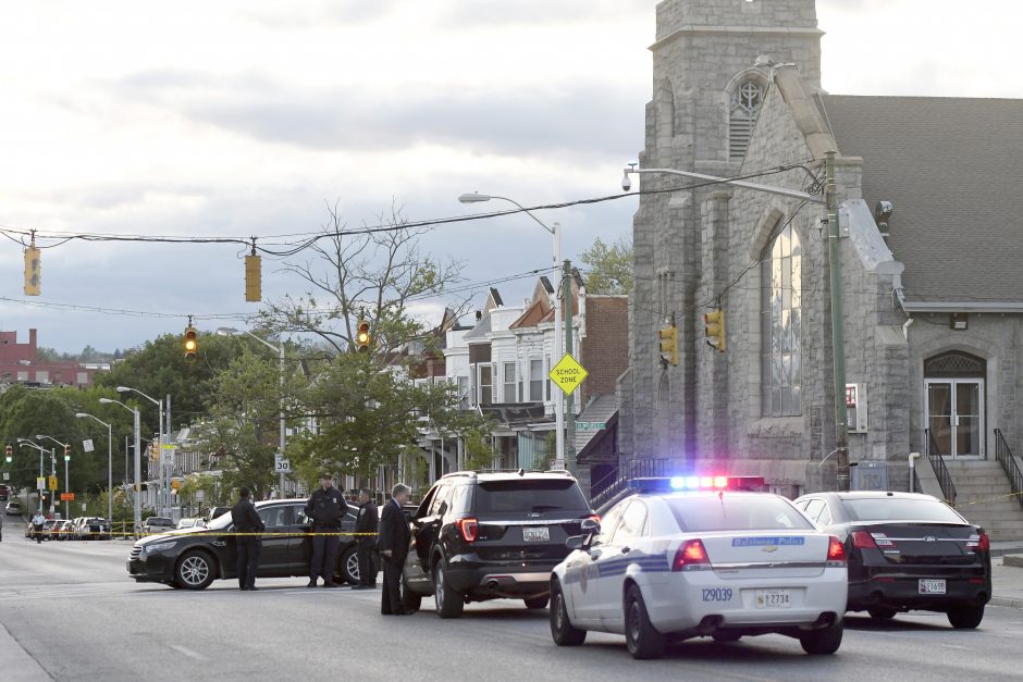 JAV: prie bažnyčios Baltimorėje aidėjo šūviai, yra aukų