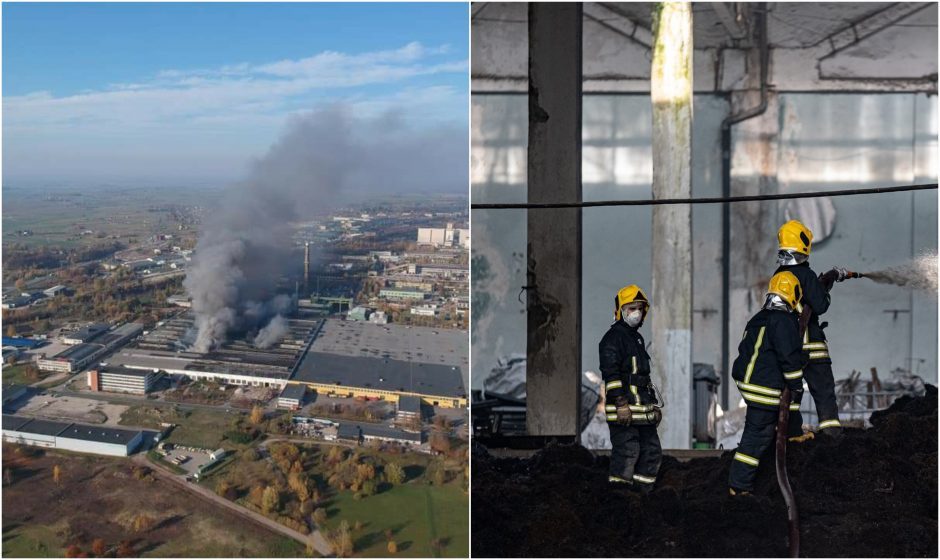 Tyrimas dėl milžiniško gaisro Alytuje: gresia iki šešerių metų nelaisvės