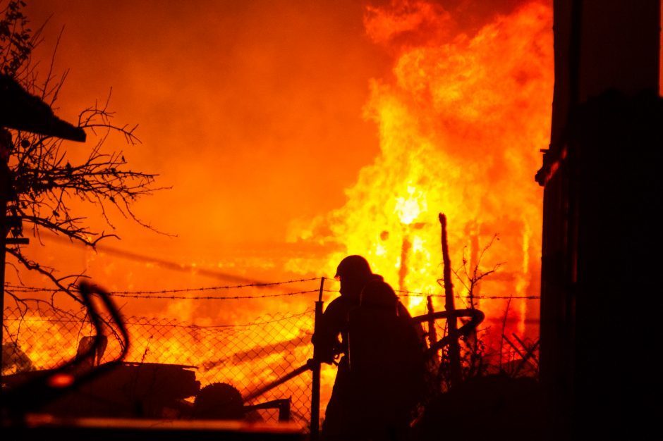 Biržų rajone – tragiškai pasibaigęs gaisras