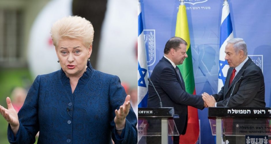 D. Grybauskaitė: premjero vizitas Izraelyje atnešė daugiau žalos nei naudos