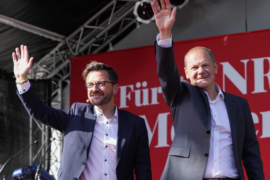 Apklausos: O. Scholzo SPD patyrė stiprų pralaimėjimą Vokietijos regioniniuose rinkimuose