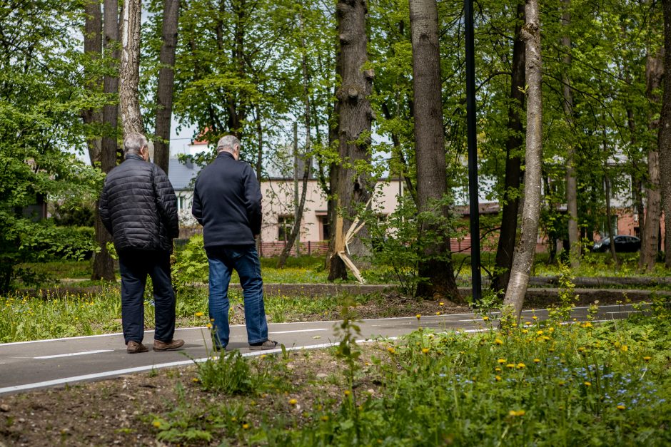 Dviračių takas Ąžuolyne: vieniems primena automagistralę, kitiems – pakilimo taką 