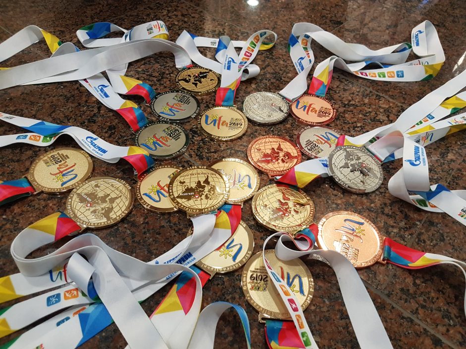 Kauniečių sėkmė Tarptautinėse vaikų žaidynėse: 10 individualių trofėjų ir auksas