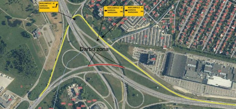 Vairuotojai, dėmesio: uždaromas eismas Sargėnų viaduku