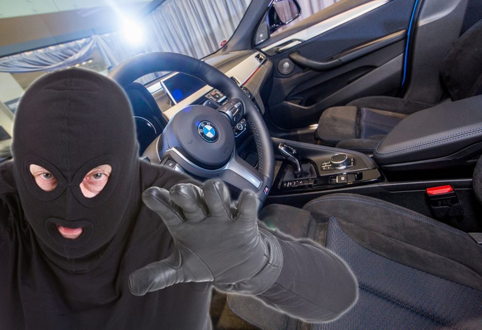 Vilniuje rastas pernai Didžiojoje Britanijoje pavogtas BMW