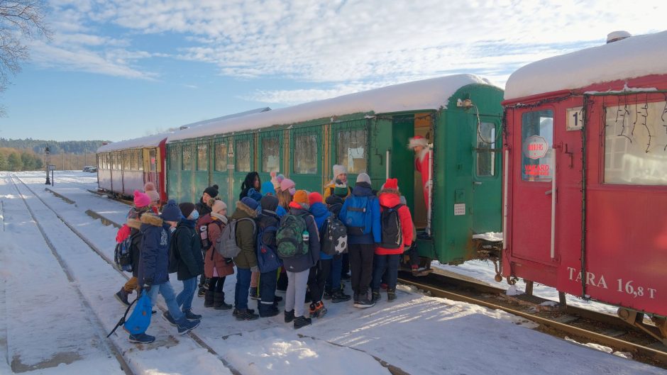 Kalėdiniu siauruku pramogavo tūkstančiai Lietuvos gyventojų