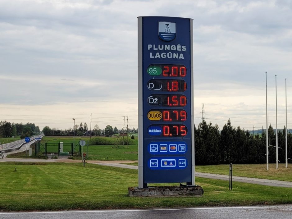 Už benziną jau plėšia be skrupulų: litras – 2 eurai