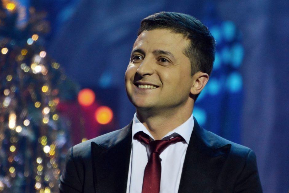 Prezidento posto siekiantis ukrainiečių komikas pirmauja rinkėjų apklausose