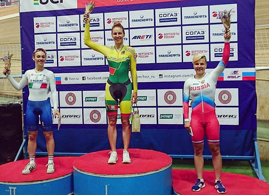 Treko dviratininkai iš Maskvos parsivežė tris medalius