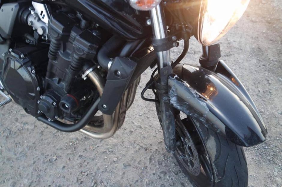 Uostamiestyje sunkiai sužalotas motociklininkas