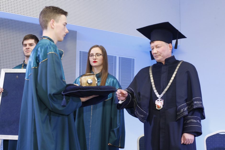 Universiteto rektoriaus inauguracijoje – dėmesys Klaipėdai