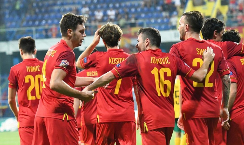 Juodkalnijos futbolo rinktinėje – ryškiausios žvaigždės