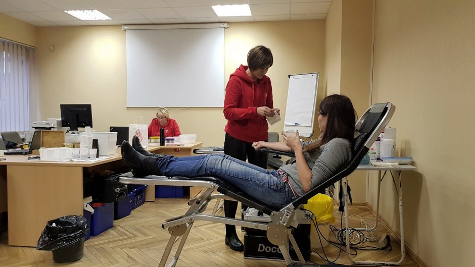 Klaipėdos savivaldybės darbuotojai neatlygintinai davė kraujo
