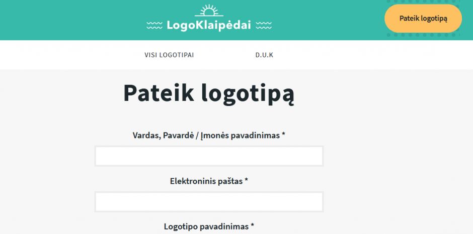 Klaipėdiečiai kviečiami kurti naująjį miesto logotipą