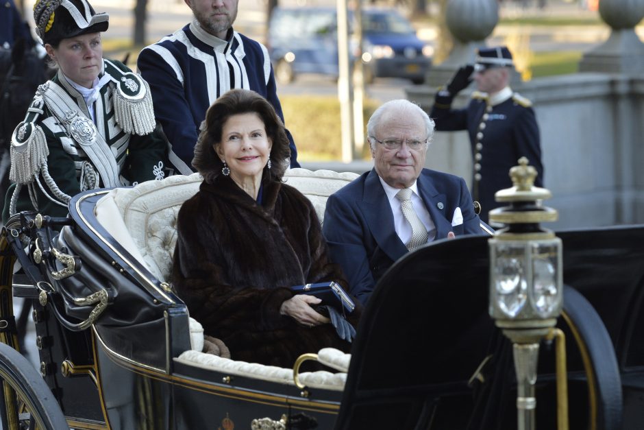 Prezidentė pasveikino Švedijos karalių jubiliejaus proga