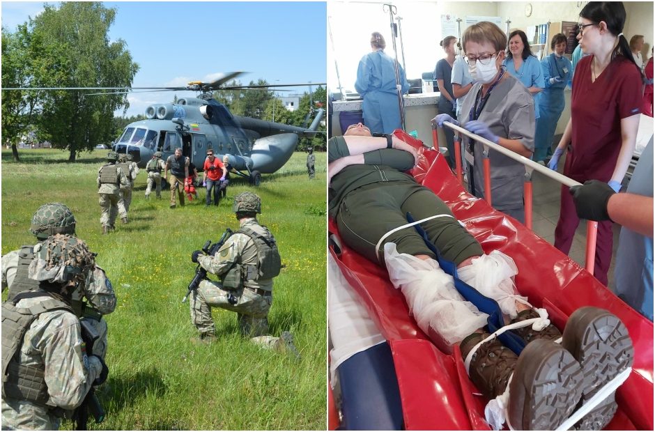 LSMU Kauno ligoninė dalyvavo karinėse pratybose: ar medikai tinkamai pasiruošę?