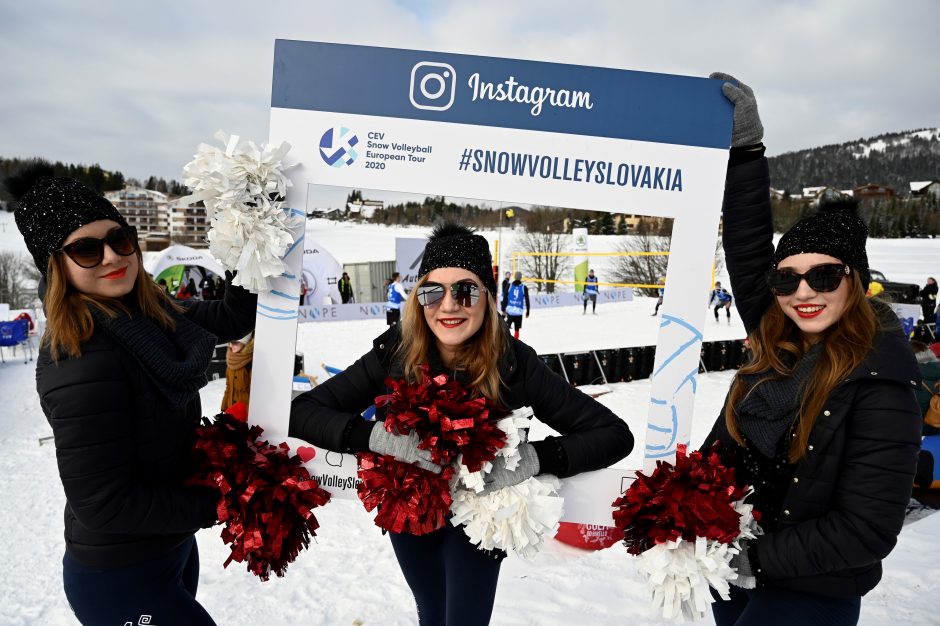 Lietuviai fantastiškai pradėjo Europos sniego tinklinio turą Slovakijoje