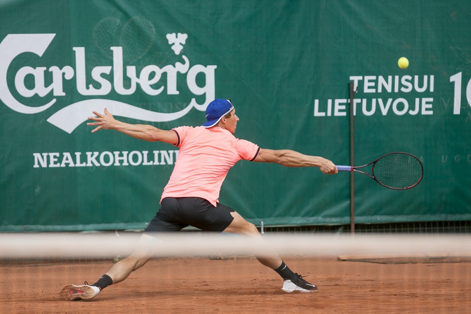 Prezidento taurė: lietuviškame teniso trileryje – R. Vrzesinskio pergalė