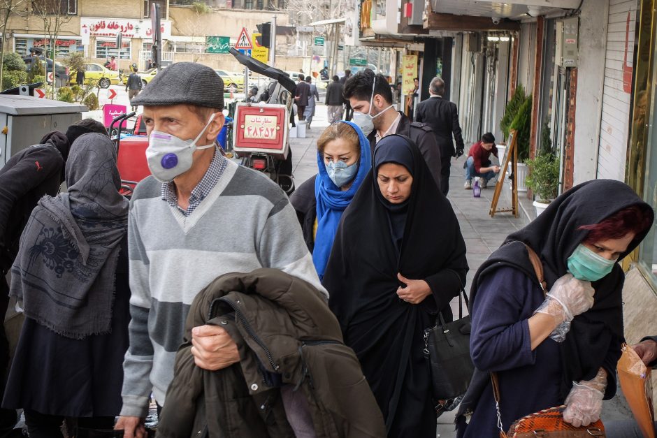 Irano sveikatos apsaugos viceministras užsikrėtė koronavirusu