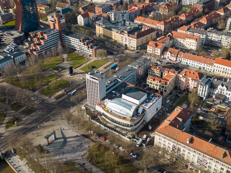 Rengiantis Klaipėdos muzikinio teatro atidarymui numatomi eismo pokyčiai