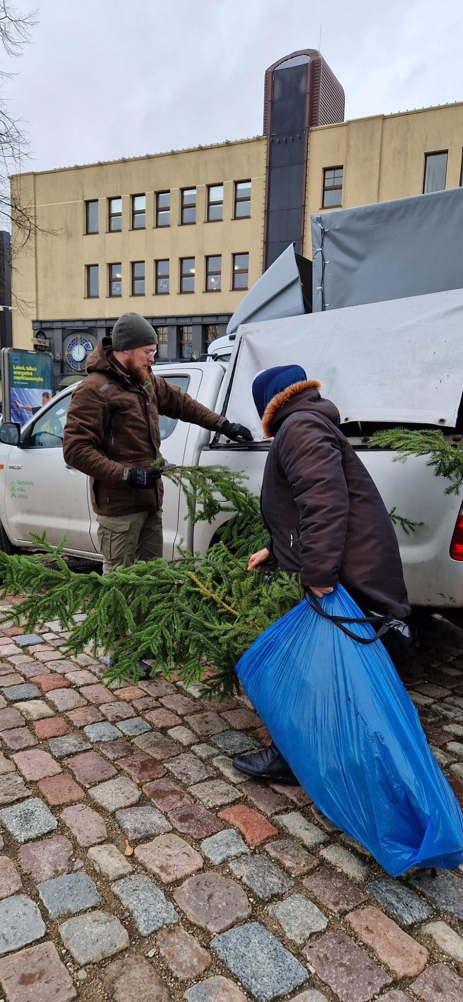 Eglišakių dalijimo akcijoje Klaipėdoje – ir prezidentas